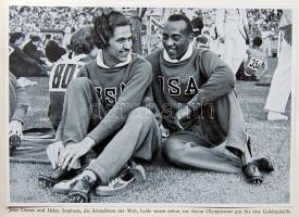 OLYMPIA 1936 cigarettakártya-album sok képpen / Cigarette-card album with a lot of pictures