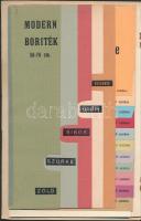 cca 1910 Színes papirosok mintagyűjteménye, 24×16 cm