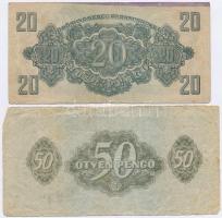 1944. 1P-100P (10x) "A Vörös Hadsereg Parancsoksága" T:III,III-