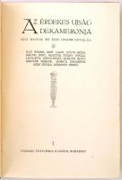 Az Érdekes Újság Dekameronja 1-10. kötet. Szerkeszti Kabos Ede. Száz magyar író száz legjobb novellá...