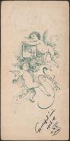 1906 Gyulafehérvár, Alba Iulia, várkapu. Keményhátú kabinetfotó, hátoldalán feliratozva, 8×16.5 cm