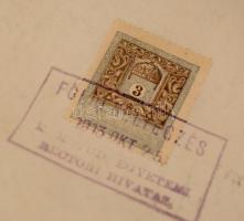 1913 Hajós Károly (1891-1976) belgyógyász allergológus, nemzetközi tüdő-asztma kutató, orvos doktori...