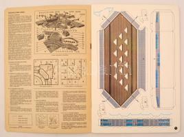 cca 1985 Ferihegy 2. Kivágható makett