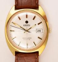 Roamer Vanguard mechanikus, naptáros karóra. Nagyon szép állapotban. Bőr szíjjal. Működik / Mechanic...