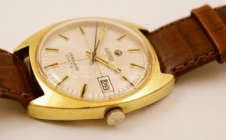 Roamer Vanguard mechanikus, naptáros karóra. Nagyon szép állapotban. Bőr szíjjal. Működik / Mechanic...