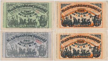 Németország / Weimari Köztársaság / Bielefeld 1923. 7db szükségpénz, perforáltak T:II,III
Germany /...