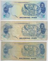 Fülöp-szigetek 1978. 2P (2x) fekete sorszám + 1978. 2P piros sorszám T:III
Philippines 1978. 2 Piso...