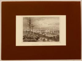 cca 1860 Ludwig Rohbock (1820-1883) - Georg Michael Kurz (1815-1883): Nagyvárad. Papír, acélmetszet,...