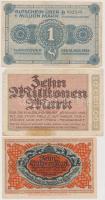 Németország / Weimari Köztársaság 1923. 6db klf szükségpénz, közte Bielefeld, Hannover, Herne T:III
...