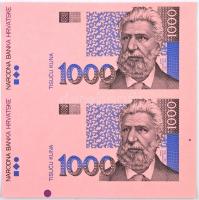 Horvátország ~1993. 5K előlapi színpróba + 50K előlapi színpróba + 200K elő- és hátlapi színpróba + ...