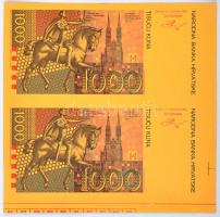 Horvátország ~1993. 5K előlapi színpróba + 50K előlapi színpróba + 200K elő- és hátlapi színpróba + ...
