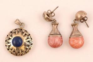 Vegyes ezüst tétel, benne 9 db, nagyrészt köves gyűrű. Összesen br 40 g / Mixed silver lot