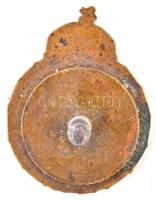 1914-1916. "Bronz Katonai Érdemérem" hadifém kitüntetés korona díszítmény és mellszalag né...