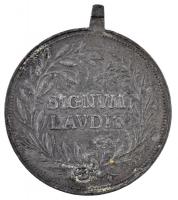 1914-1916. "Bronz Katonai Érdemérem" hadifém kitüntetés korona díszítmény és mellszalag né...