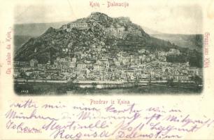 Knin, Látkép, kiadja Jos. Krpan / general view (EK)