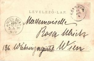 1899 Regécz-Hutta, Háromhuta; Vadászház, várrom