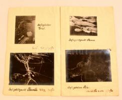 cca 1910 Tengeri repülő állomások, támaszpontok Dalmáciában és Olaszországban, 26 db légifotó papírf...