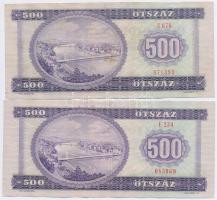 1975-1980. 500Ft (2x) T:III
