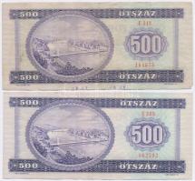 1975-1990. 500Ft (2x) T:III