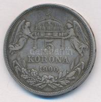 1900. 5K Ag "Ferenc József" T:2 kis ph., patina
Adamo K7