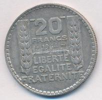 Franciaország 1934. 20Fr Ag T:2
France 1934. 20 Francs Ag C:XF
Krause KM#879