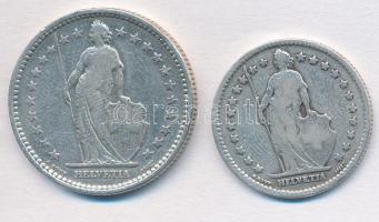 Svájc 1906B 2Fr Ag + 1911B 1Fr Ag T:2-3
Switzerland 1906B 2 Francs Ag + 1911B 1 Francs Ag C:XF-F
K...