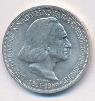 1936. 2P Ag "Liszt Ferenc" T:2 kis ph.  Adamo P7.3