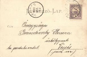 1900 Budapest X. Kőbánya, Szent László plébánia templom, felszentelési ünnepség, Rákóczy kávéház, Gr...