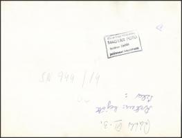 cca 1950 Seidner Zoltán (Magyar Foto) pecséttel jelzett, vintage fotója egy liftről, 24x18 cm