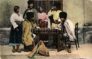 Petrozsény, magyarországi román népviselet / Hungarian Romanian folklore (EK)