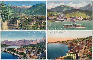 9 db RÉGI külföldi városképes lap, több olasz lappal / 9 pre-1945 European town-view postcards, many Italian