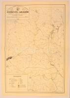 1943 Gyergyói-Havasok vázlatos turista térképe, 1:37500. Erdélyi Kárpát Egyesület, Magyar Királyi Té...