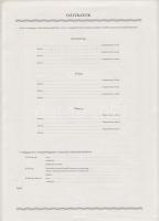 ~1990. "Első Danubius Közraktározási és Kereskedelmi Zrt. Közraktározási Jegy" kitöltetlen...