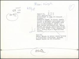 cca 1965 Gázkitörés, vintage fotó, 18x24 cm