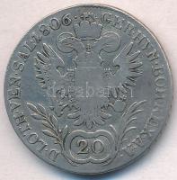 Ausztria 1806A 20kr Ag "I. Ferenc" (6,5g) T:2-,3 k.
Austria 1806A 20 Kreuzer Ag "Fra...