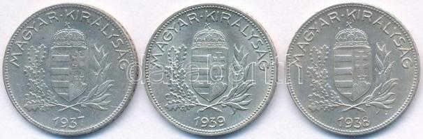 1937-1939. 1P Ag (3xklf) T:2
