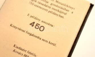 Dr. Csorba Csaba: II. Rákóczi Ferenc. Miskolc, 1985, Miniatűrkönyv Gyűjtők Klubja. Kiadói műbőr köté...