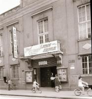 1973 Budapest, az ÓBUDA mozi külső-belső felvételei, 4 db szabadon felhasználható negatív, 6x7 cm