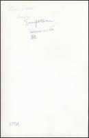 cca 1970 Zsigri Oszkár (1933-?): Terefere, feliratozott vintage fotóművészeti alkotás, 24x15,5 cm