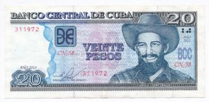 Kuba 2013. 20P T:III Cuba 2013. 20 Pesos C:F