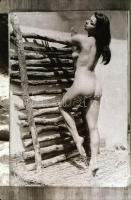 cca 1968 Akt fotók repró negatívja, 34 db 24x36 mm-es jó minőségű negatív, tároló tasakban