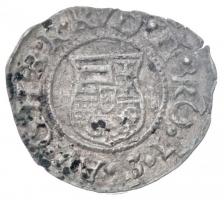 1586K-B Denár Ag Rudolf (0,55g) T:2,2- patina Huszár: 1059. Unger II.: 811.a
