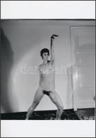 cca 1968 A természet dús ajándéka, finoman erotikus fénykép, korabeli negatívról készült mai nagyítás, 25x18 cm / erotic photo, 25x18 cm