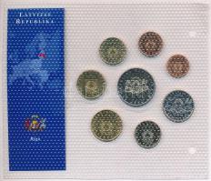 Lettország 1992-2003. 1s-2L (8xklf) "Az utolsó Lat forgalmi pénzek" T:1
Latvia 1992-2003....