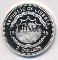 Libéria 1996. 5$ "Tengeri élet védeleme" multicolor T:2
Liberia 1996. 5 Dollars "Mar...
