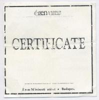 Magyar tallérok utánveretben "Báthory Gábor tallérja 1609" Ag emlékérem, tanúsítvánnyal (2...