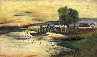 Kézzel festett fa-lap