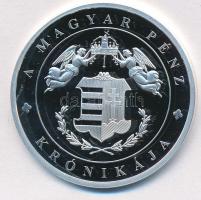 DN "A magyar pénz krónikája - Búcsú a forinttól" Ag emlékérem tanúsítvánnyal (20g/0.999/38mm) T:PP