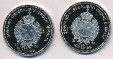Máltai Lovagrend 2004. 100L "Spanyolország az EU-ban" + 2004. 100L "Monakó az EU-ban&...