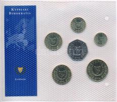 Ciprus 2002-2004. 1c-50c (6xklf) "Az utolsó Font forgalmi pénzek" T:1
Cyprus 2002-2004. 1...